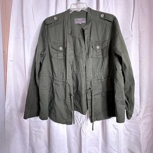 Torrid Twill Peplum Jacket Size Torrid 2 (18/20)